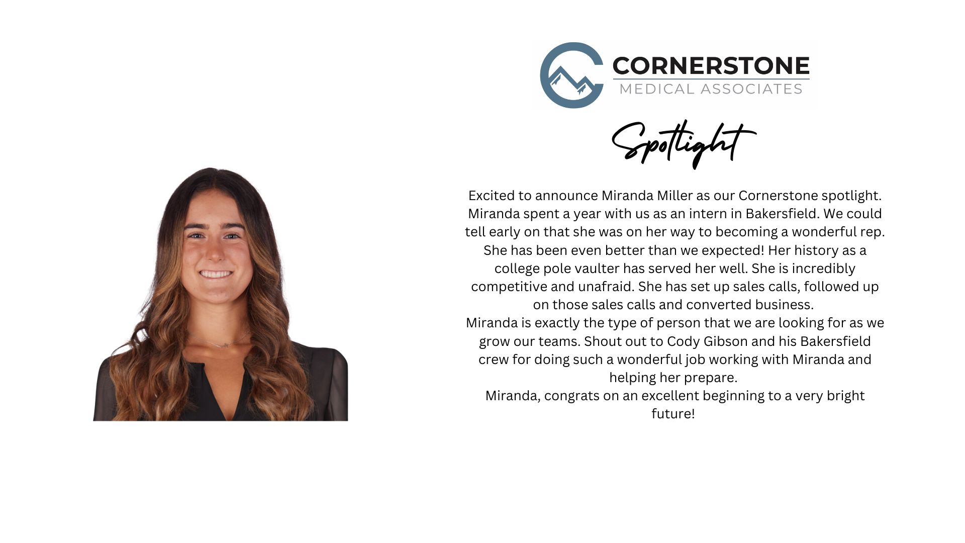 Cornerstone Medical Employee Spotlight